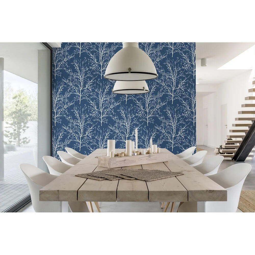 NextWall Tree Branches Peel and Stick Removable Wallpaper