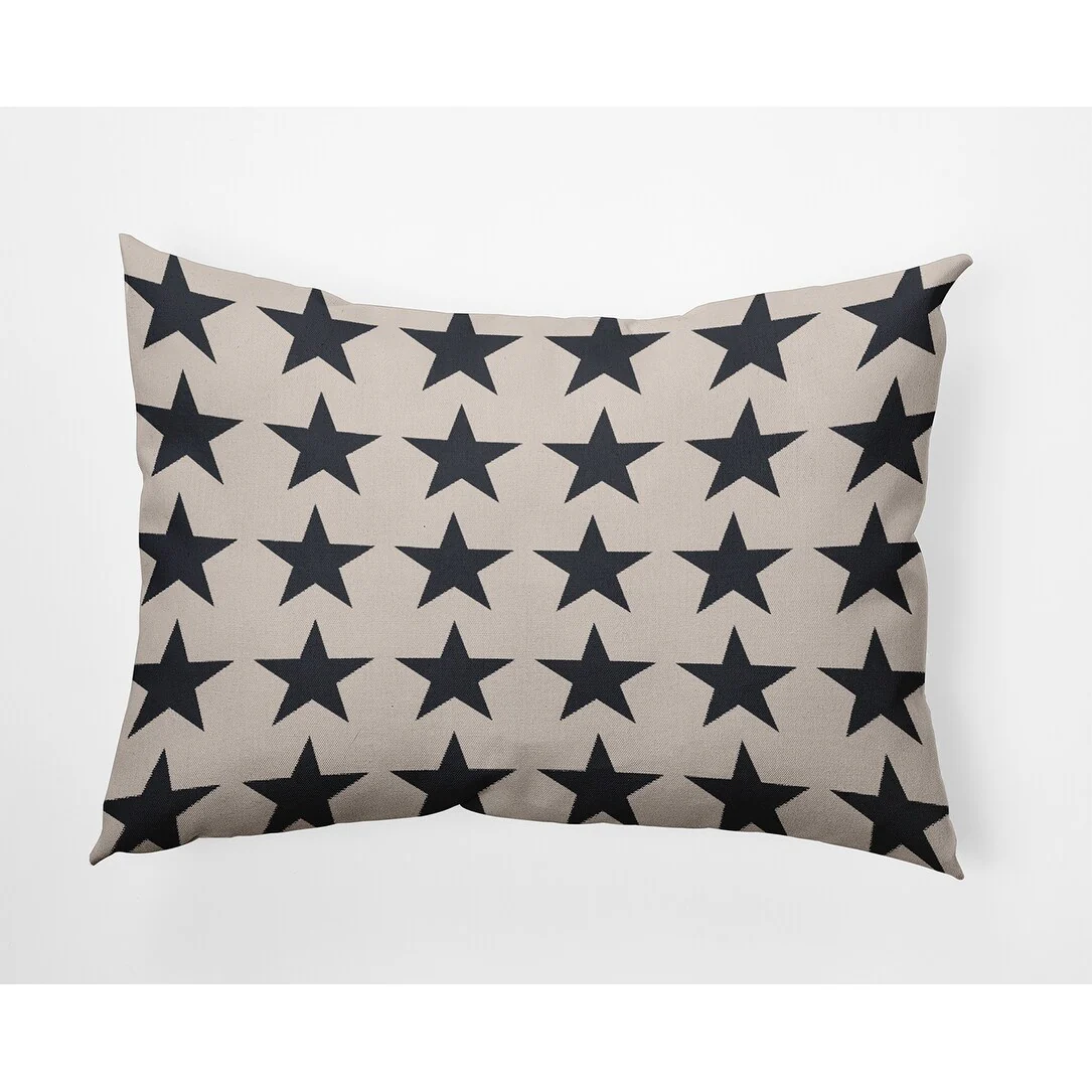 July 4th Stars Polyester Indoor Pillow