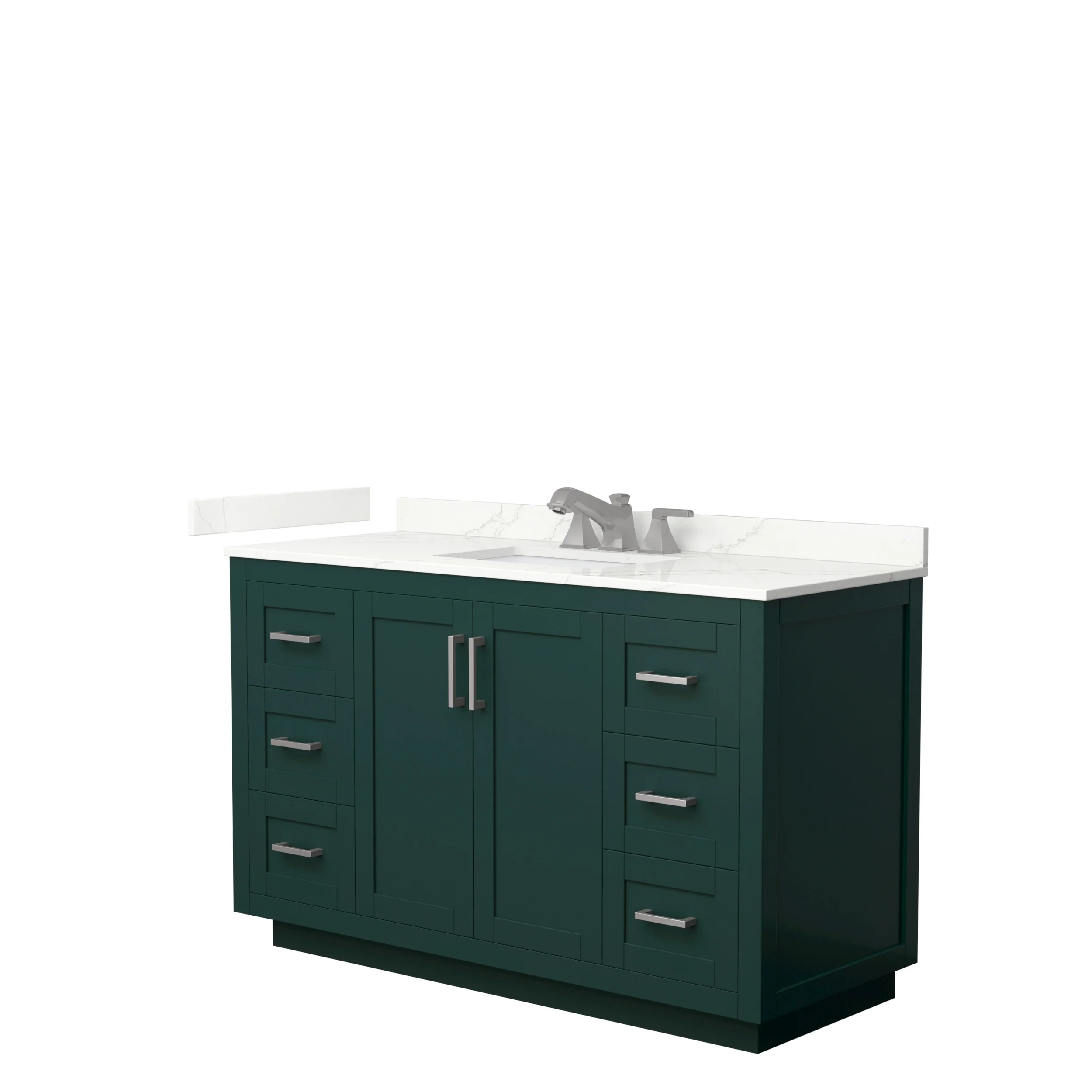 Miranda 54-inch Single Vanity, Quartz Top