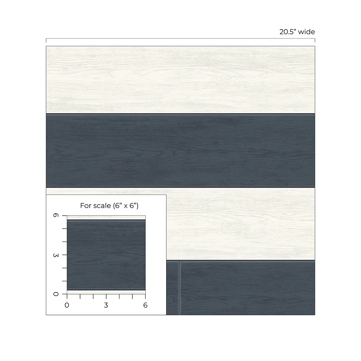 NextWall Two Toned Shiplap Peel and Stick Wallpaper