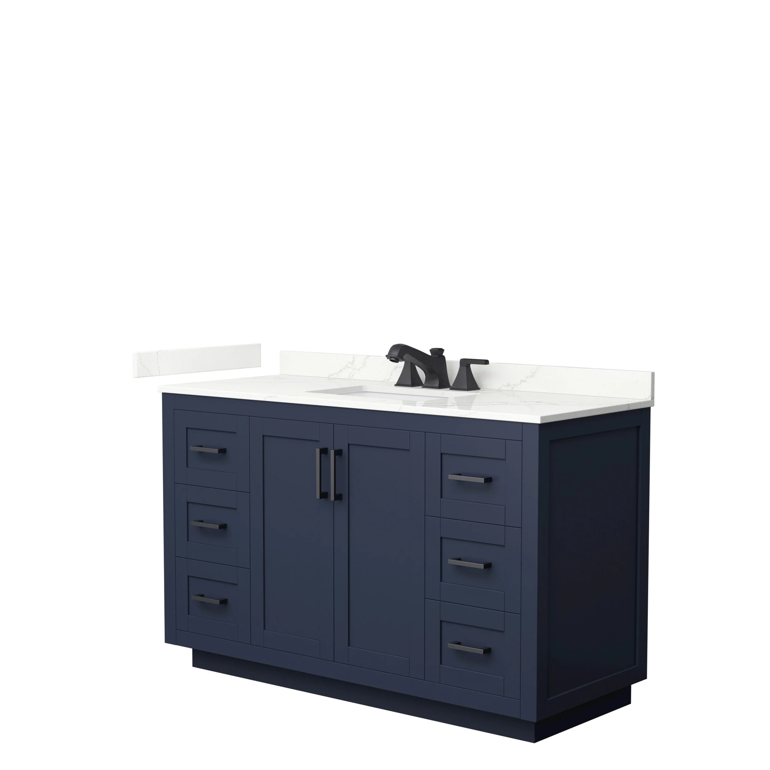 Miranda 54-inch Single Vanity, Quartz Top
