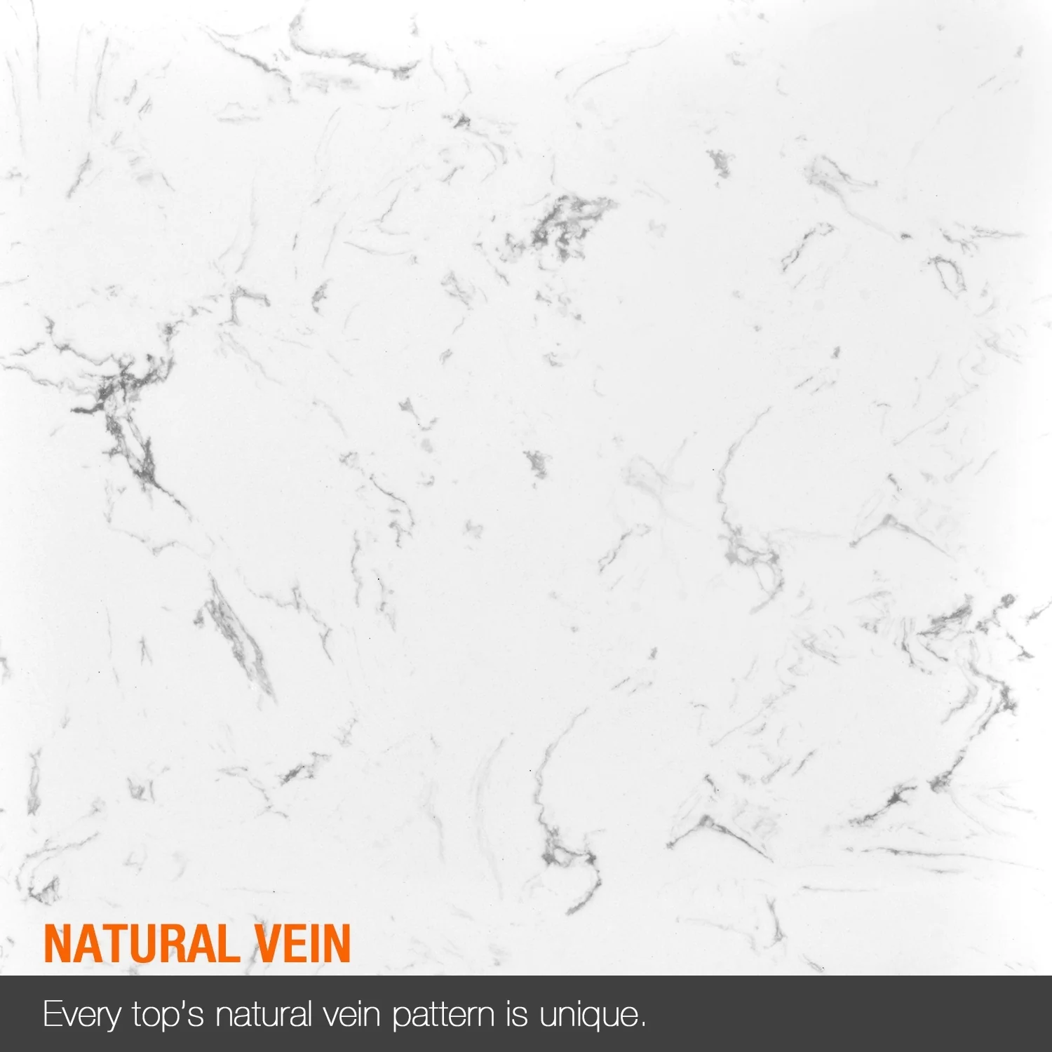 21.25 in. Engineered Marble Side Splash For Cabinet Vanity