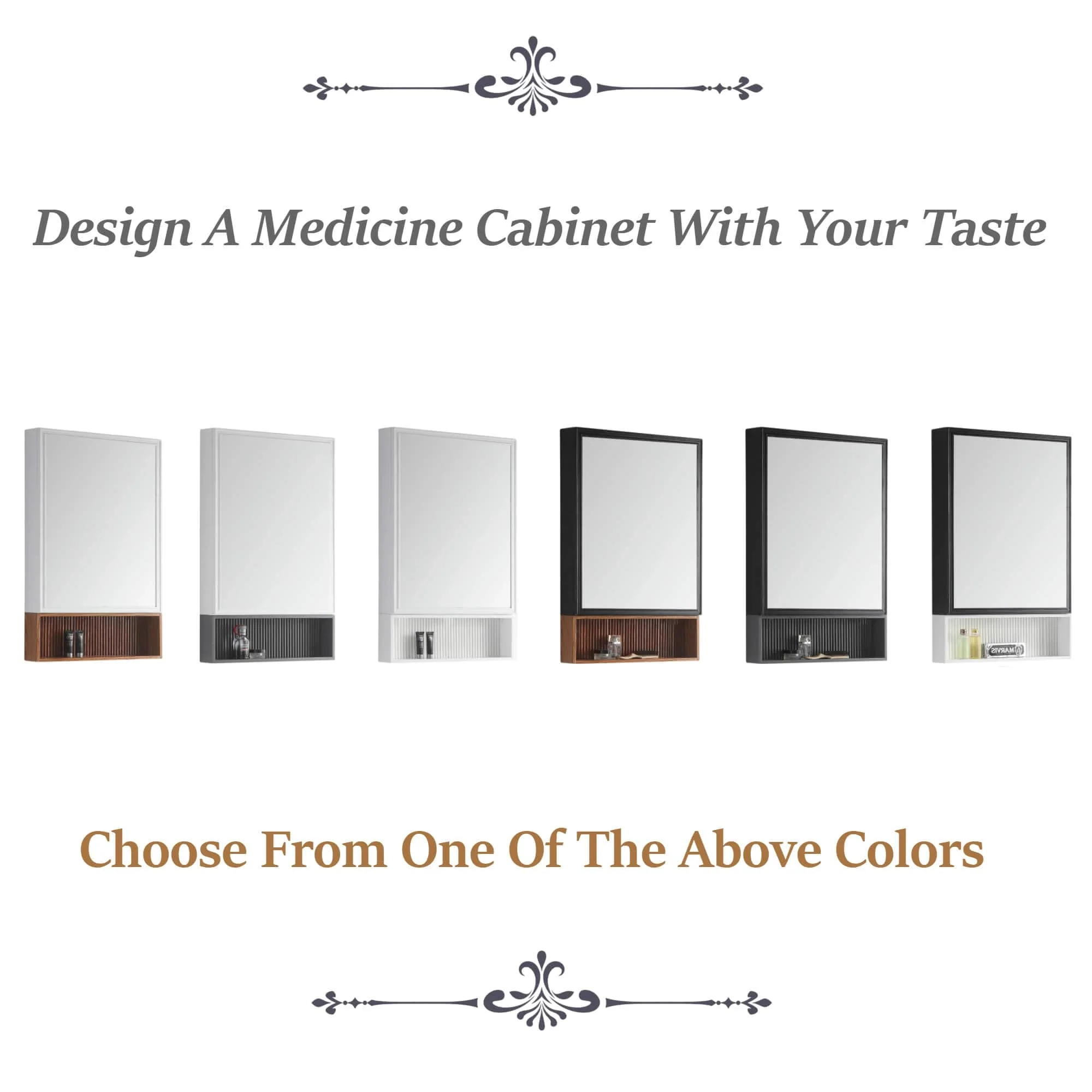 Fine Fixtures Dakota Collection Bathroom Medicine Cabinet