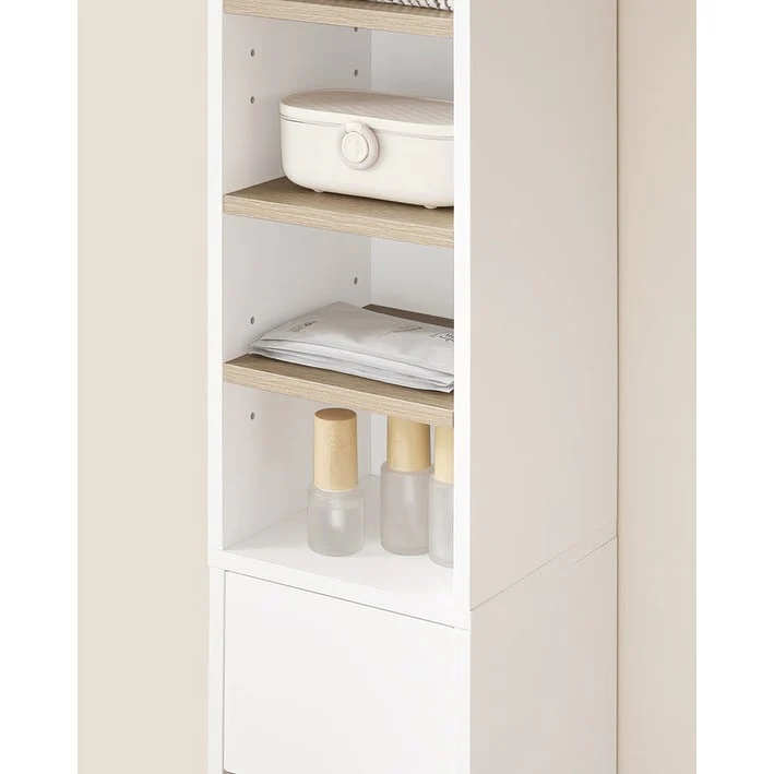 SoBuy BZR34-W, Bathroom Tall Cabinet Cupboard Storage Cabinet