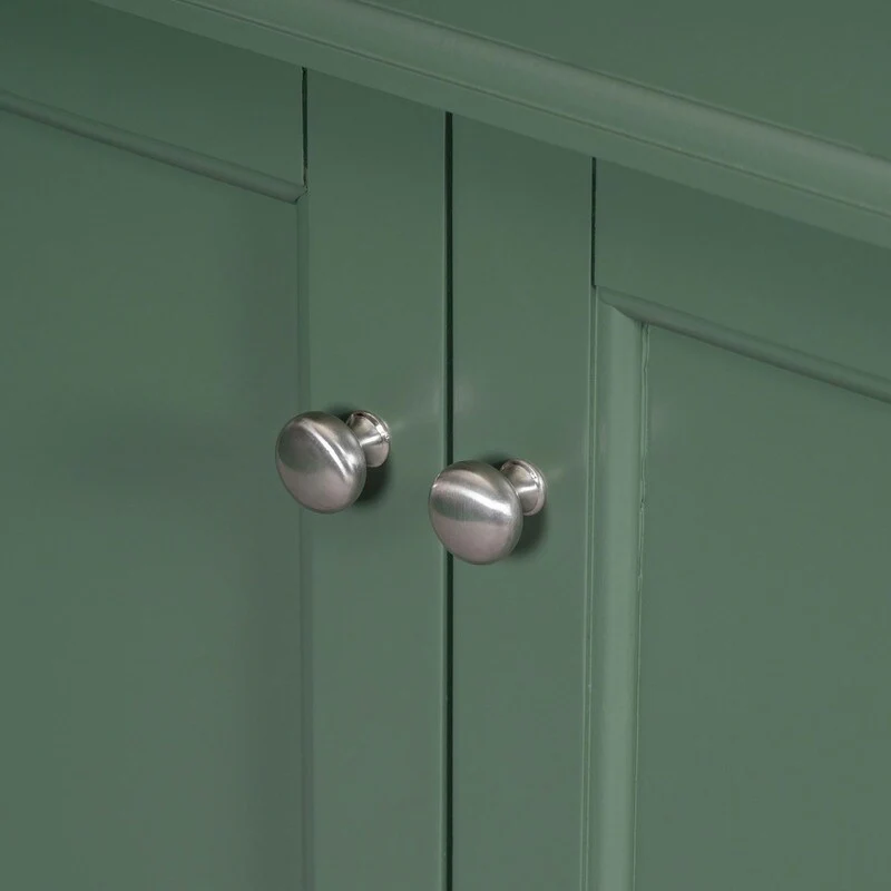 24'' Bathroom Vanity with Top Sink: Modern 2-Tier Storage Cabinet, Single Sink, Large Shelves