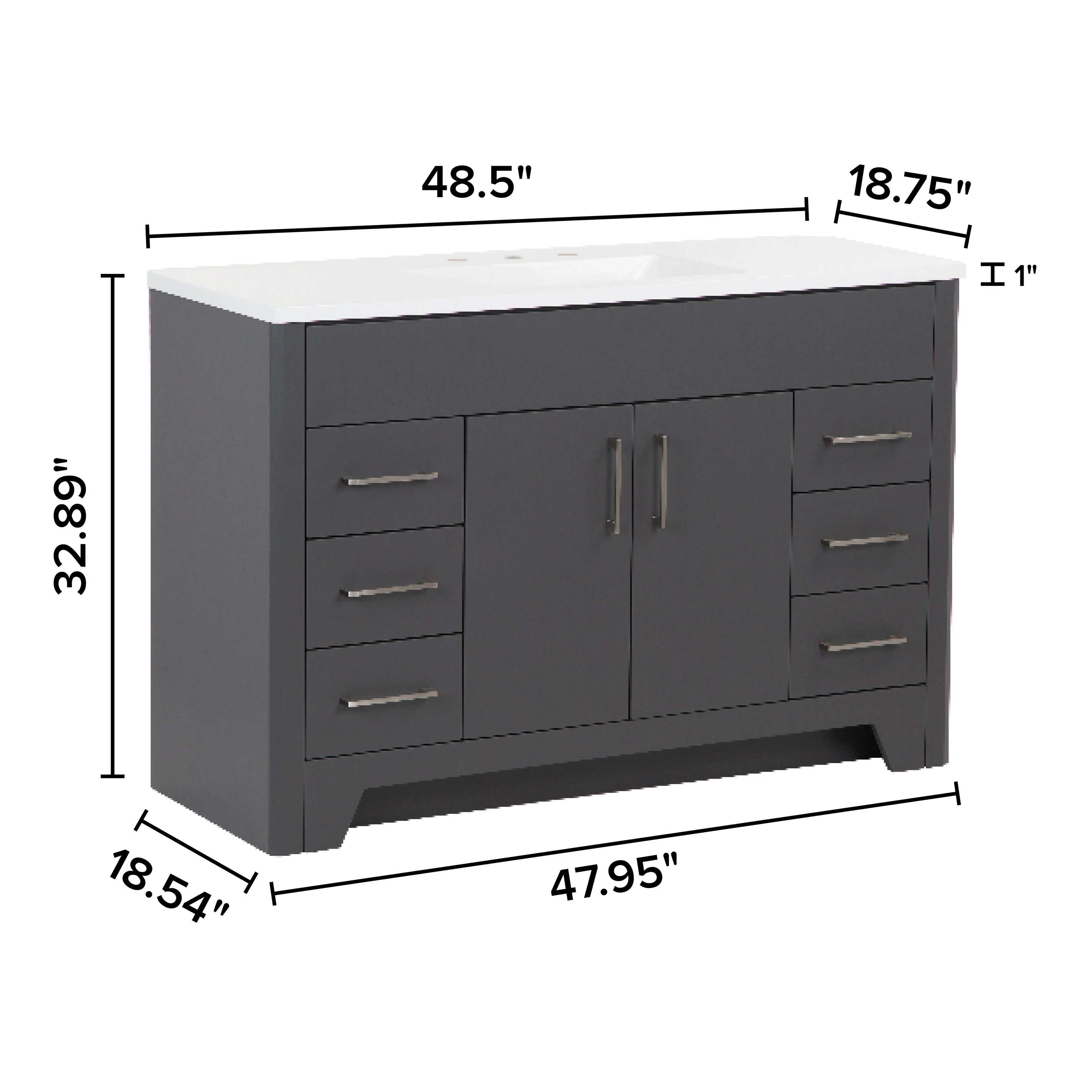 Spring Mill Cabinets Salil 48.5