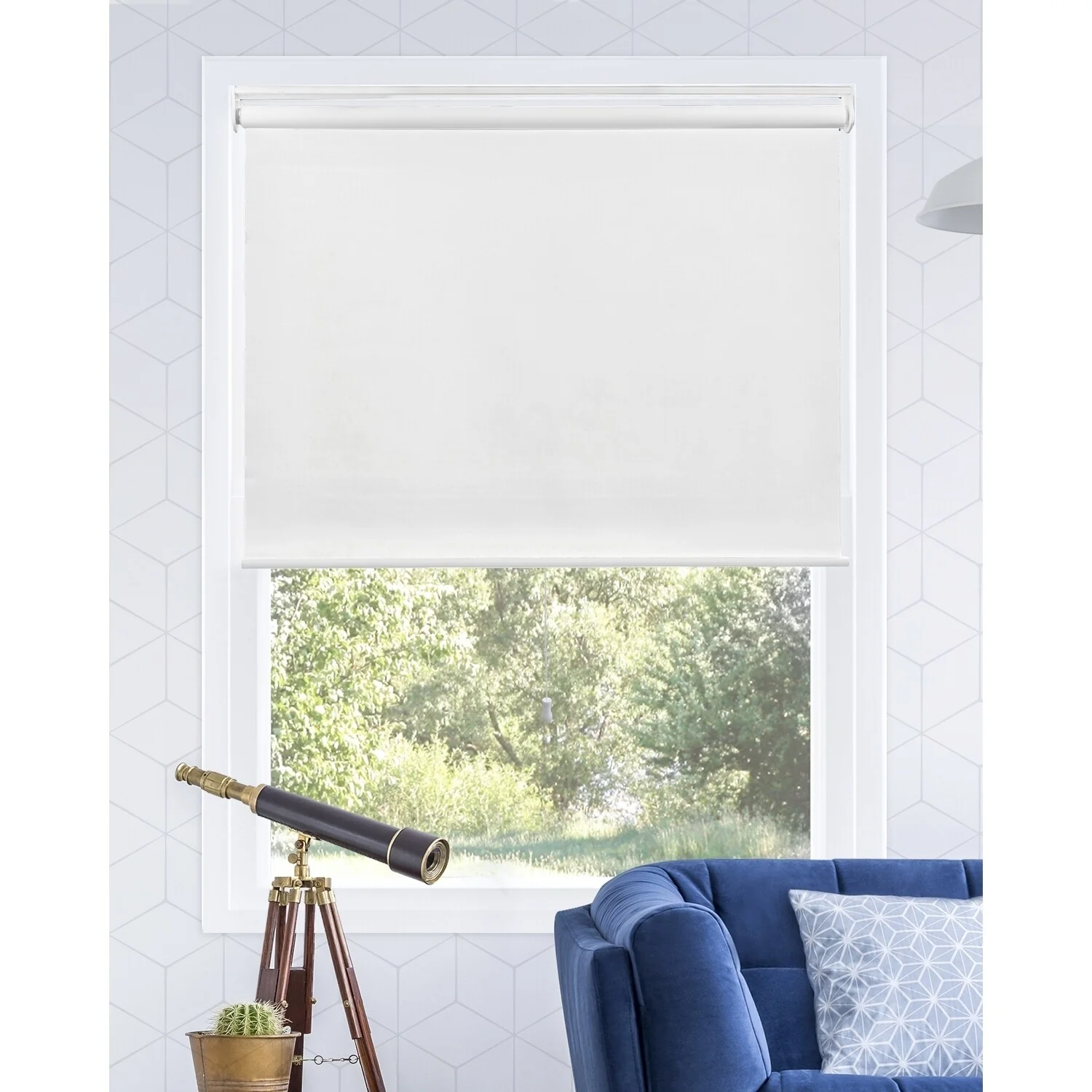 CHICOLOGY Light Filtering Cordless Roller Shades - 46