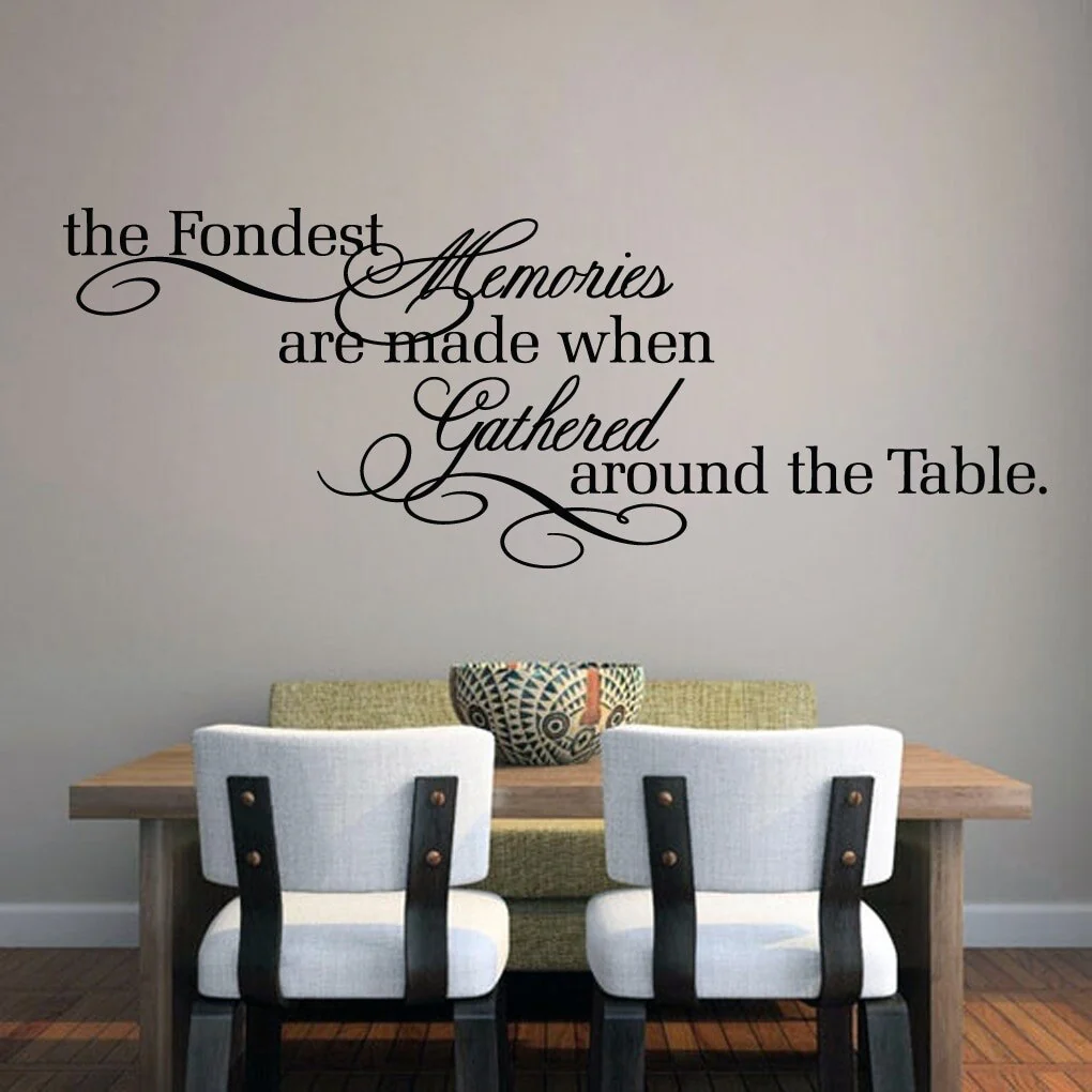 The Fondest Memories Kitchen Wall Decal - 60
