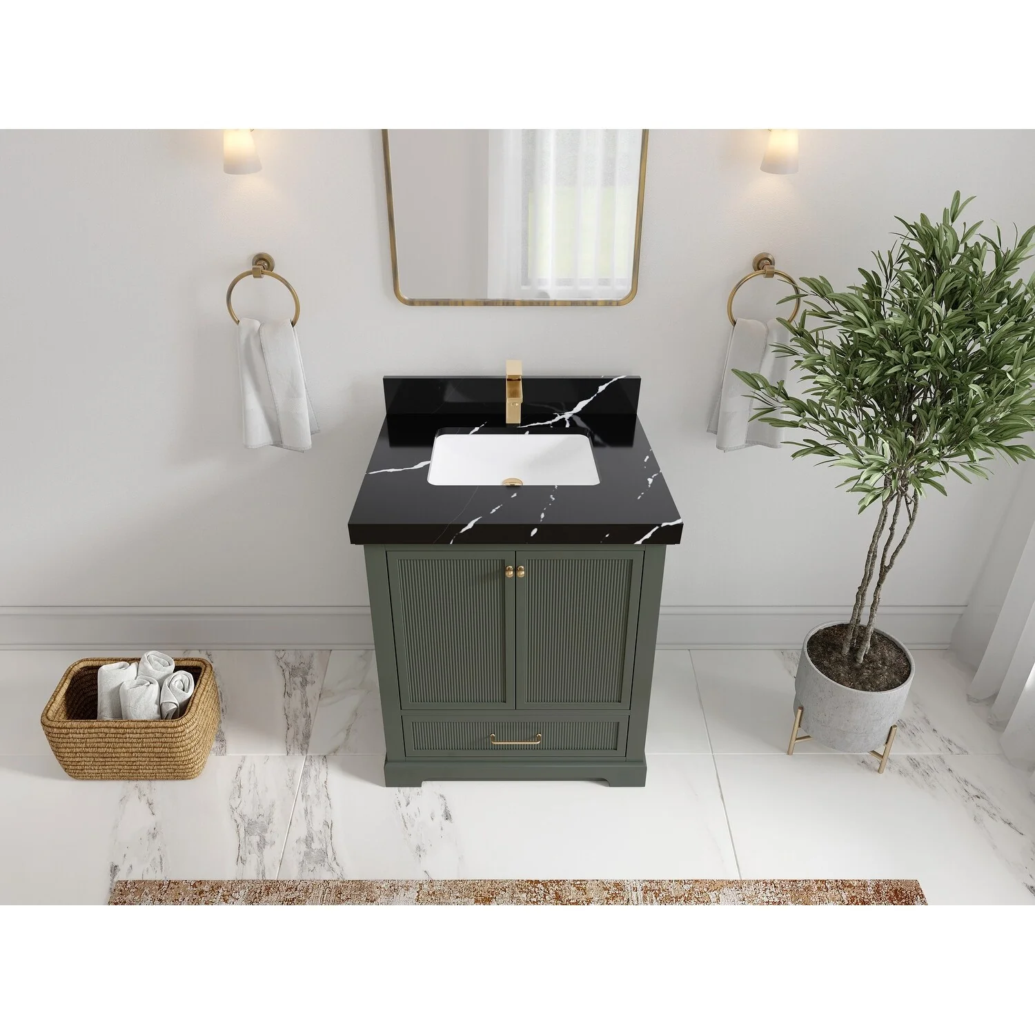 Willow Collections 30 in. W x 22 in. D Alys Single Sink Bathroom Vanity with Countertop