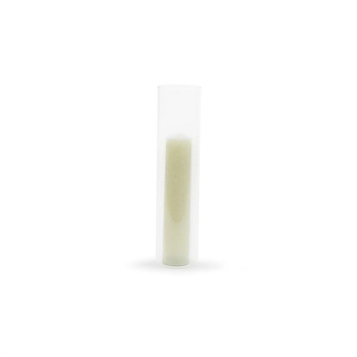 Clear Glass Cylinder Hurricane Chimney Tube, Candle Cover - 1 Piece