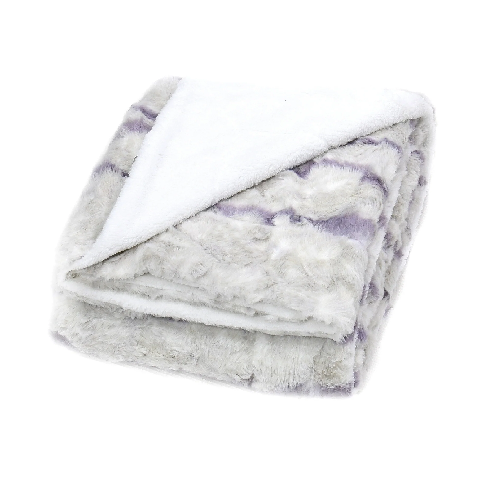Calla Fauxfur Reversible Sherpa Throw