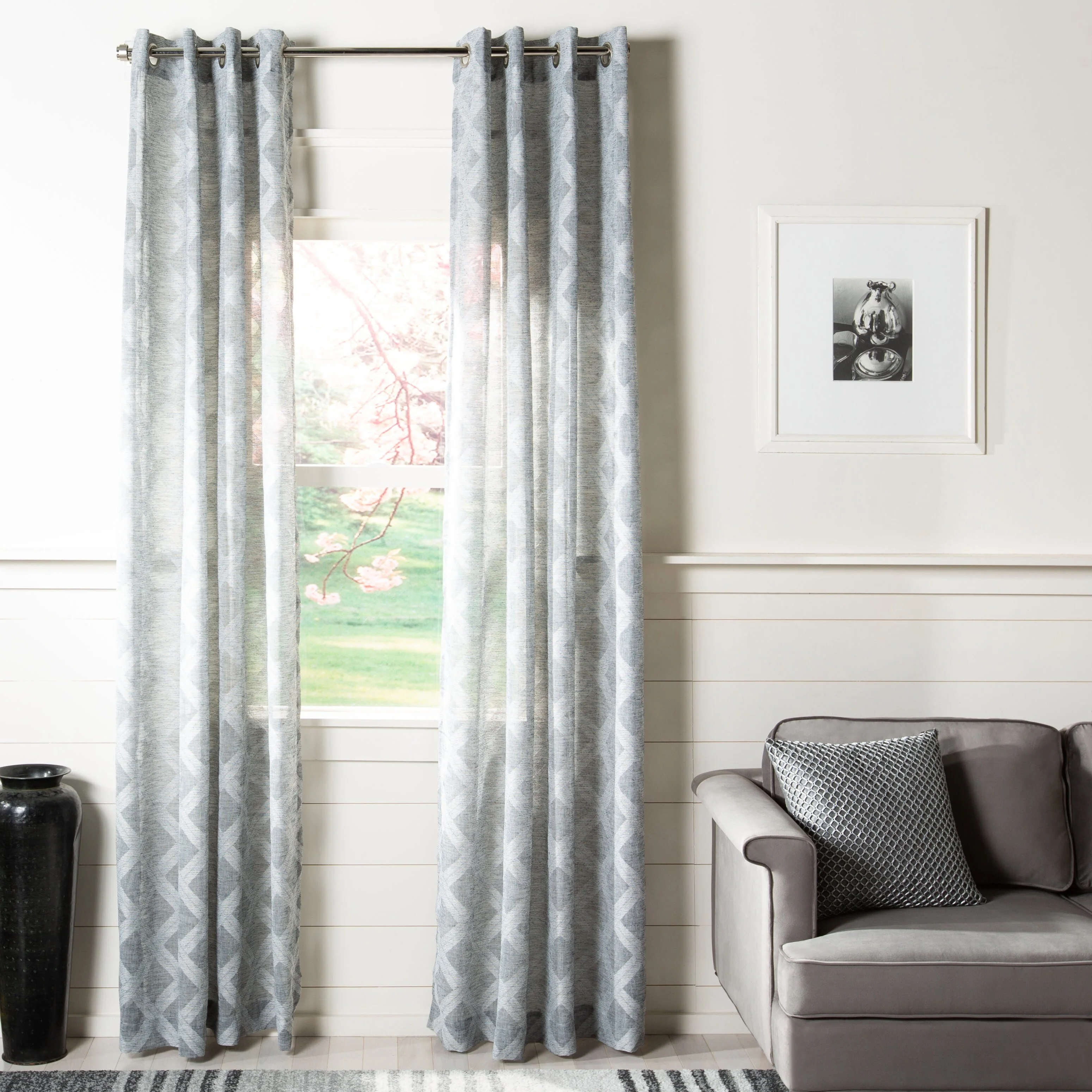 SAFAVIEH Mirtha Sheer Window Curtain Panel