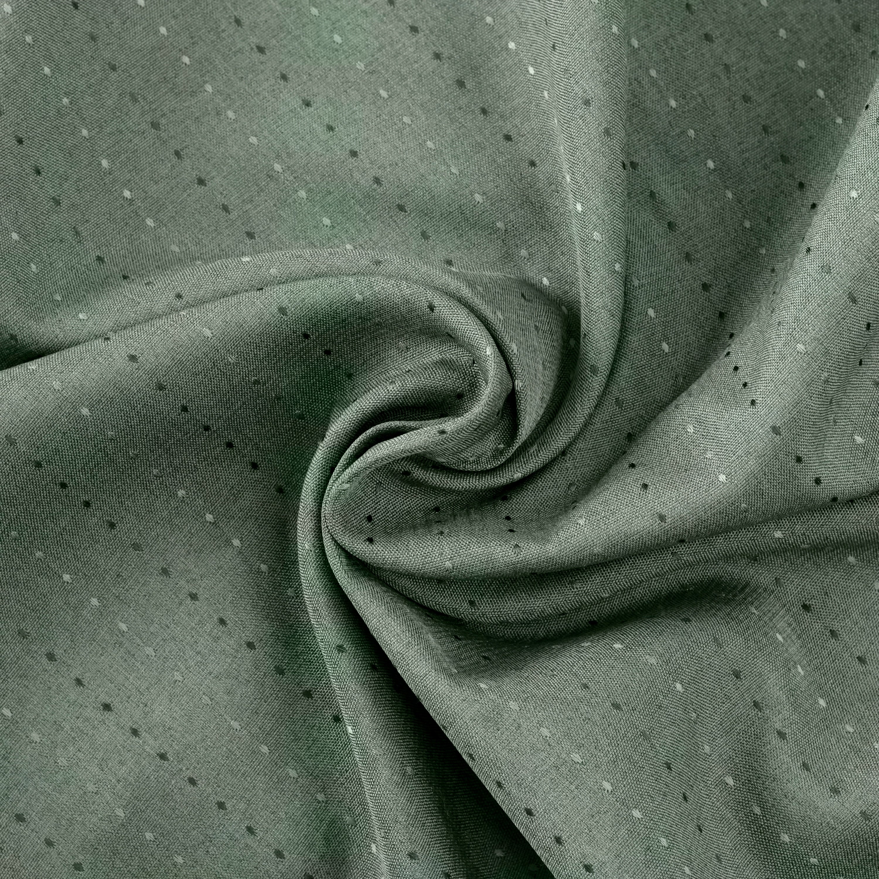 Grand Pointe Premium Dotted Rod Pocket w/Back tabs Curtain Panel