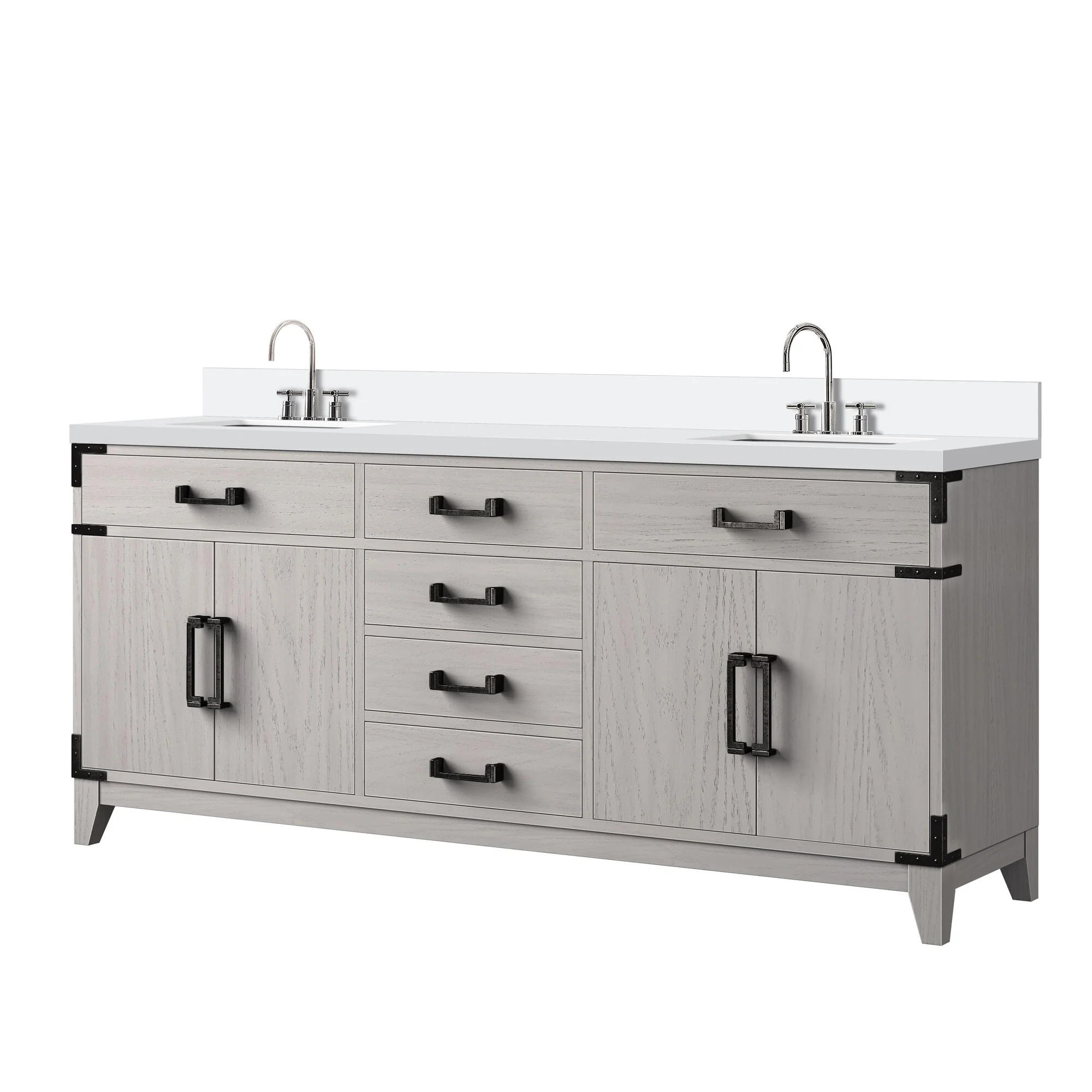 Laurel Bath Vanity Quartz Top, Sink and Faucet