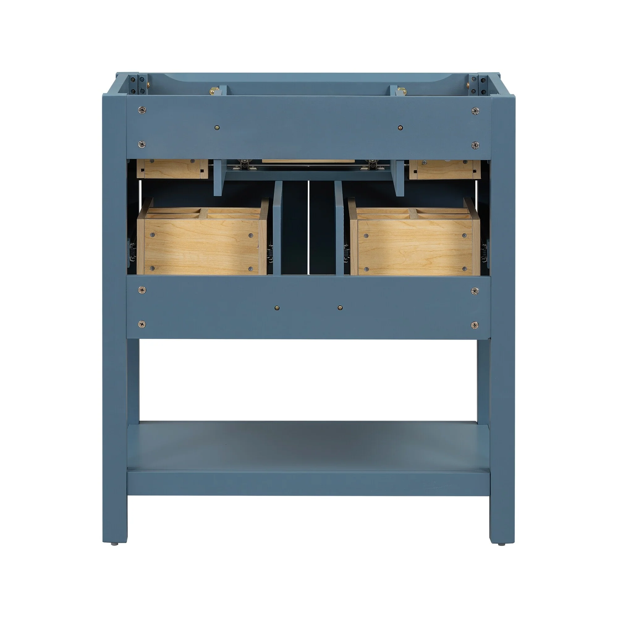 Free Standing Single Bathroom Vanity with 5 Drawers Bathroom Storage Cabinet