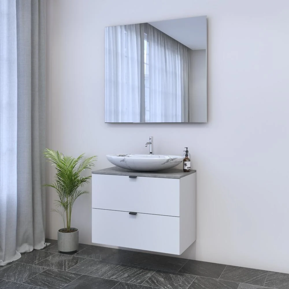 Ines 2S 80 Floating Bathroom Vanity (32