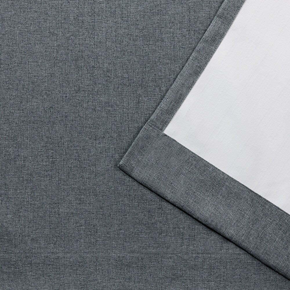 Strick & Bolton LeWitt Thermal Textured Linen Curtain Panel Pair