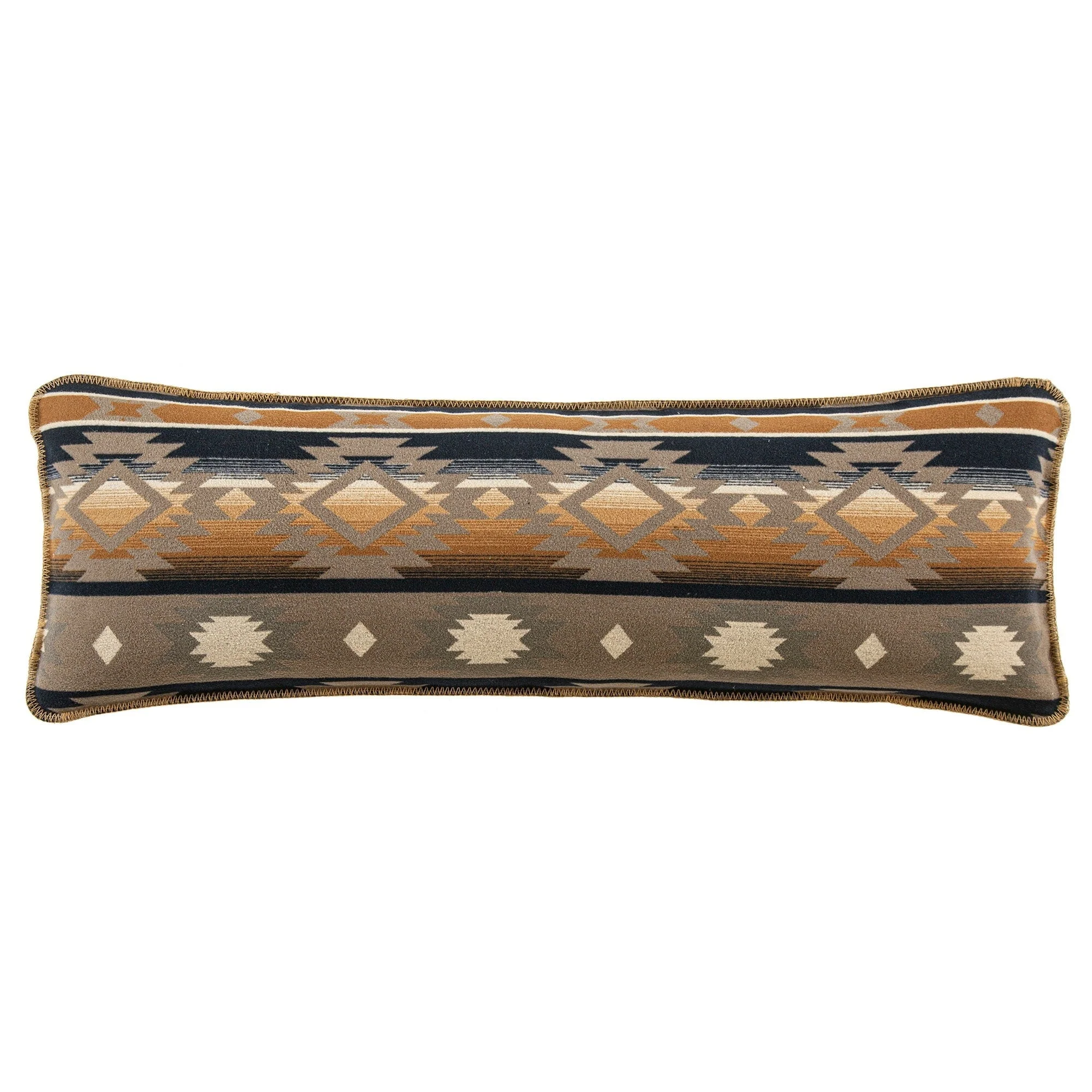 Paseo Road by HiEnd Accents Taos Wool Blend Southwestern Aztec Lumbar Pillow, 14