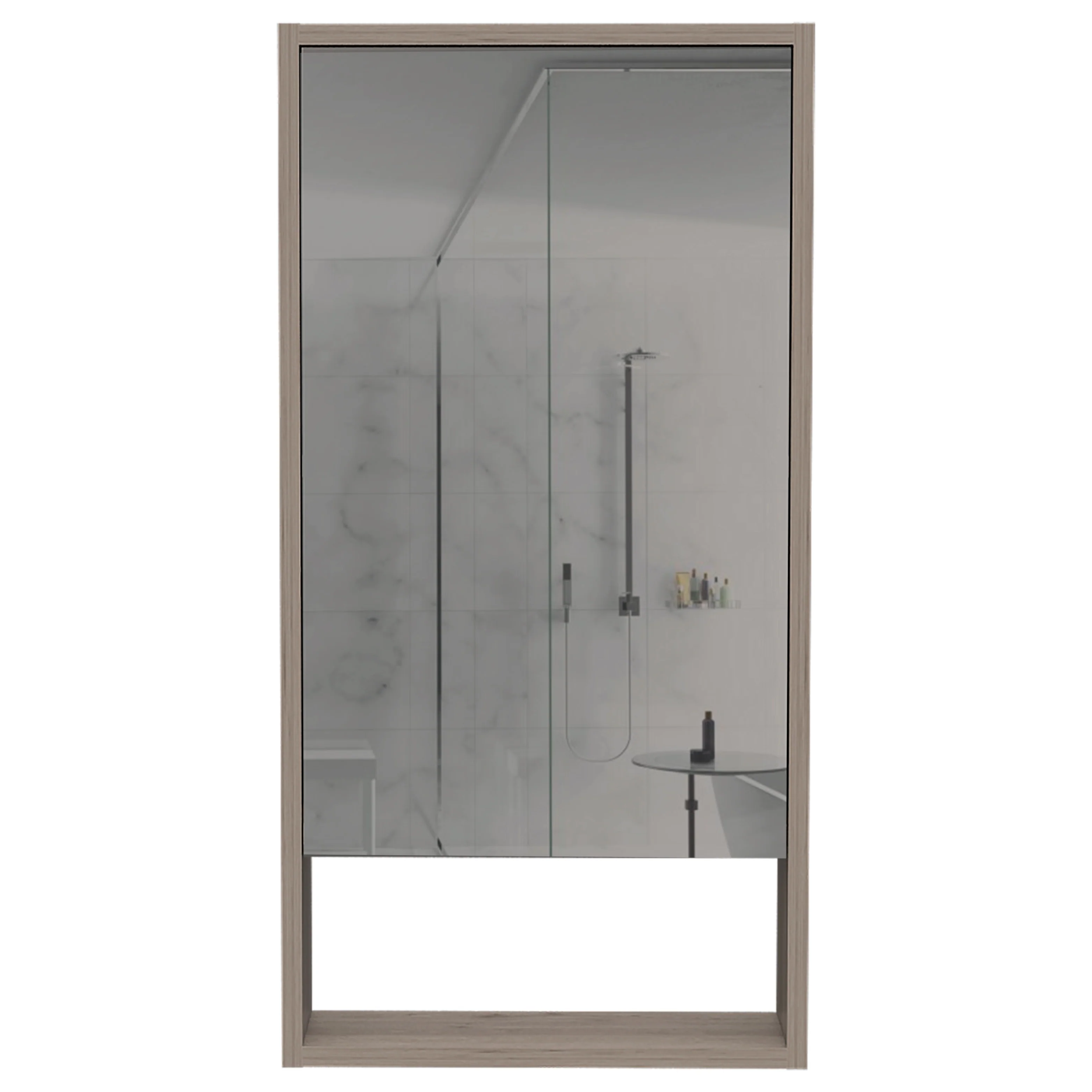TUHOME Mariana Medicine Cabinet with Large Mirror and Inner Shelf
