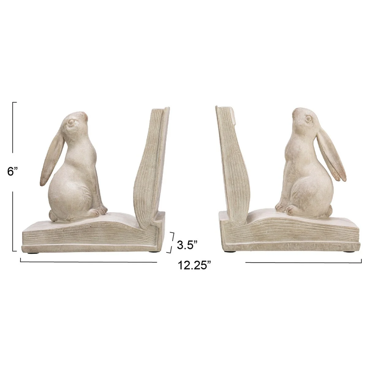 Bunny Rabbit Bookends - 12.3