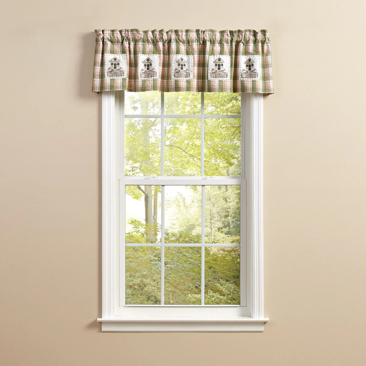 Park Designs Butterfly Garden Patch Valance 60x14 - 60