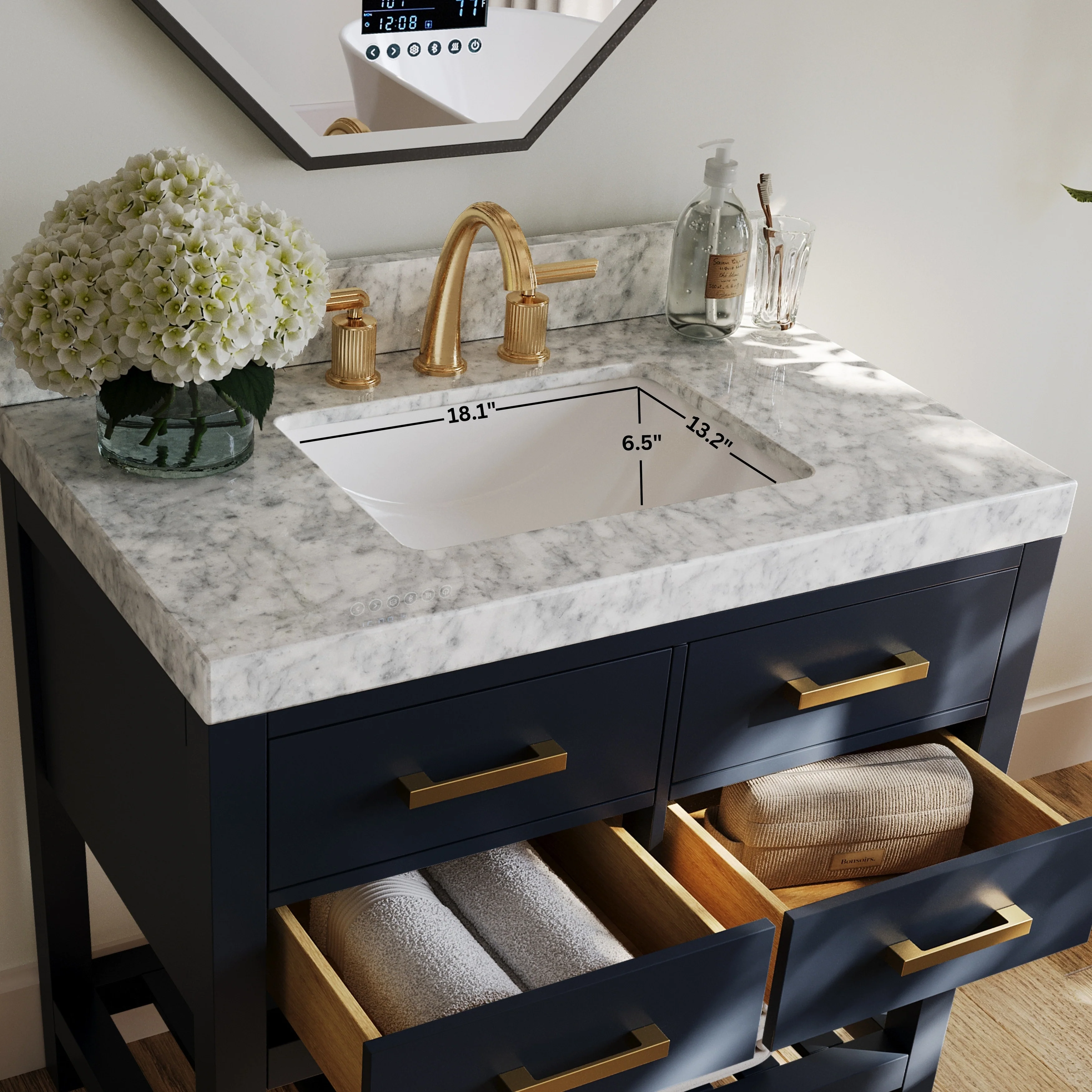 Ancerre Designs Elizabeth Bathroom Vanity Set