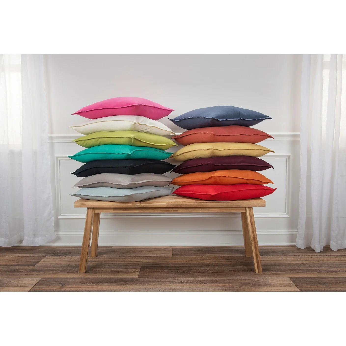 Rizzy Home Cotton Slub Throw Pillow