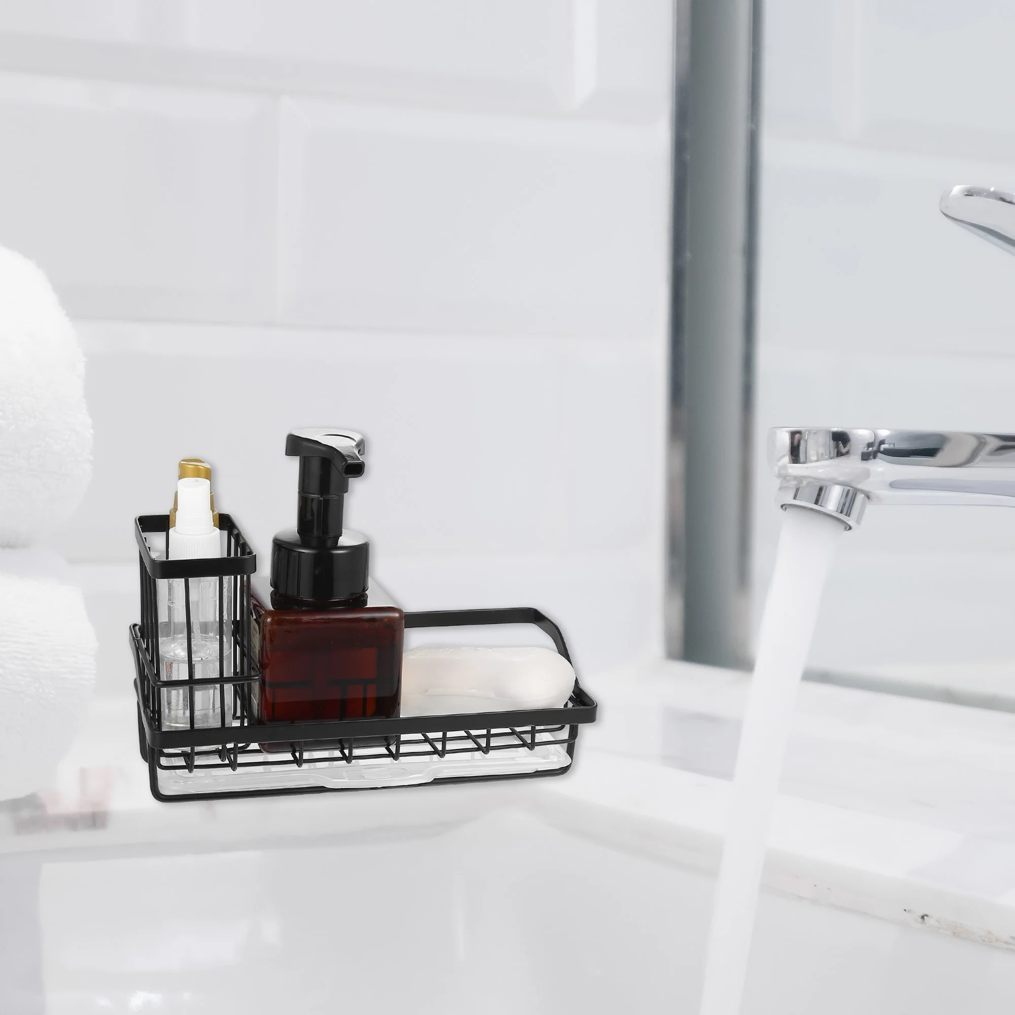 Stainless Steel Sink Caddy Organizer Sink Caddy 8.27