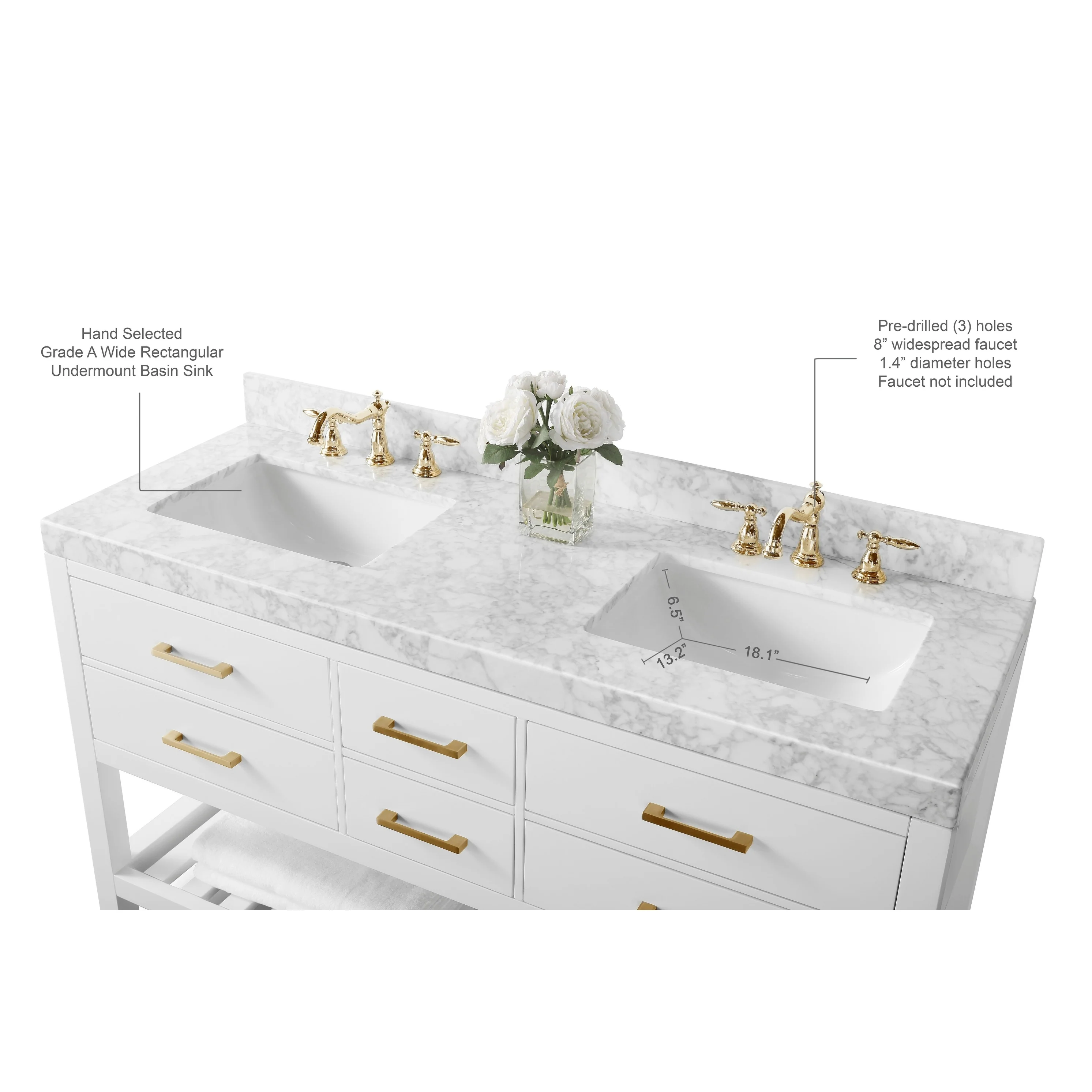 Ancerre Designs Elizabeth Bathroom Vanity Set