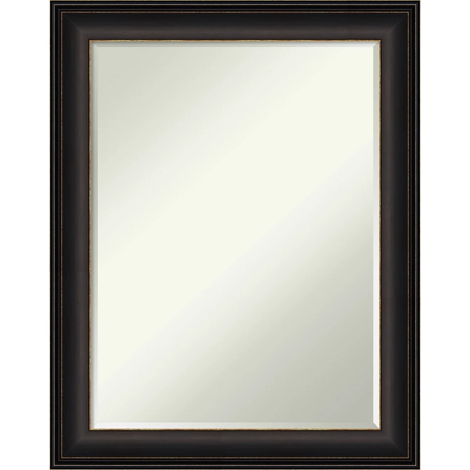 Petite Bevel Bathroom Wall Mirror - Trio Oil Rubbed Bronze Frame - Trio Oil Rubbed Bronze - 23 x 29 in