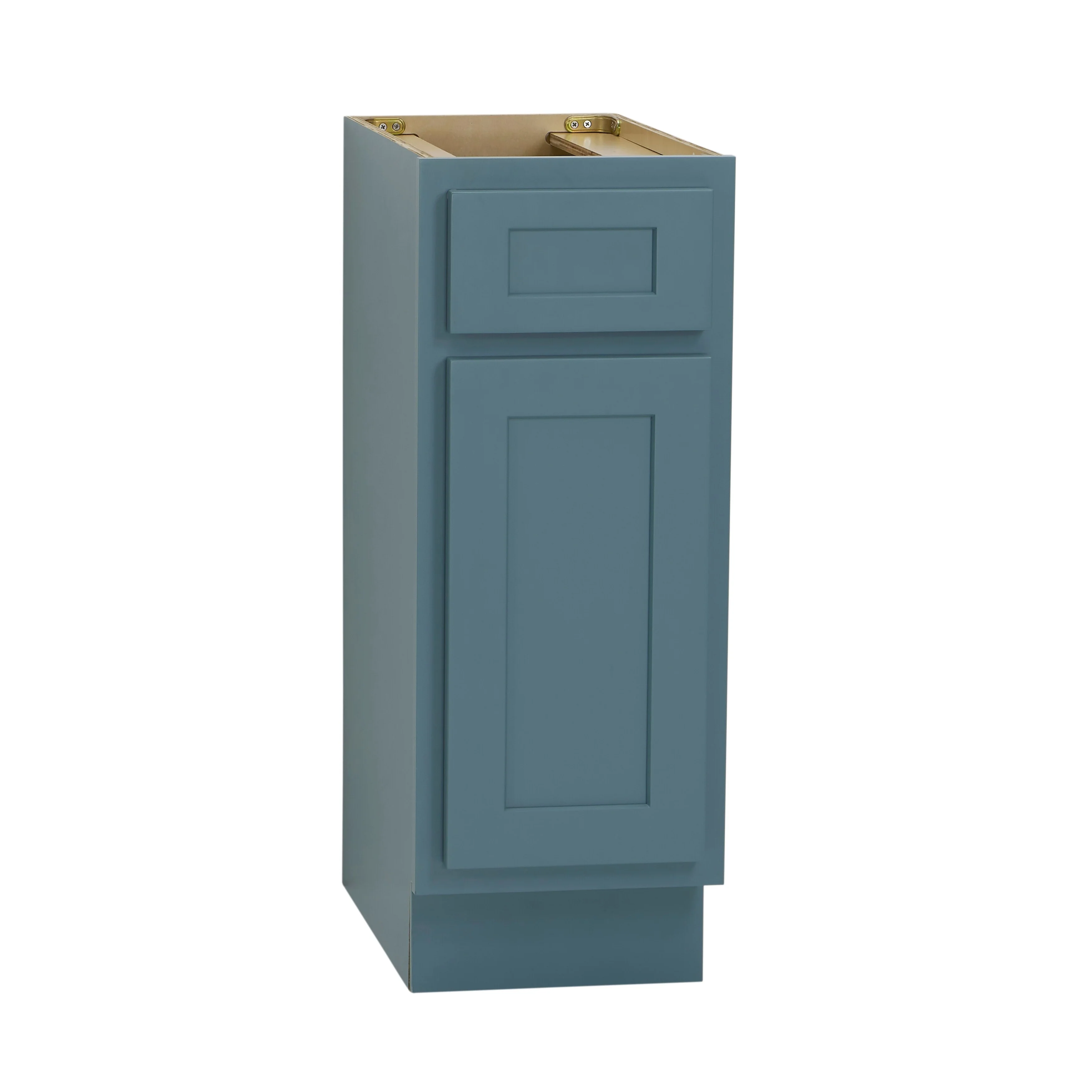 Vanity Art 12 Inch Bathroom Vanity Base Cabinet Single Right Offset Solid Wood Small Bathroom Storage Floor Cabinet