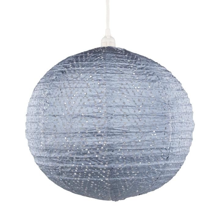 Soji Stella Nova Globe Chevron - Metallic Blue