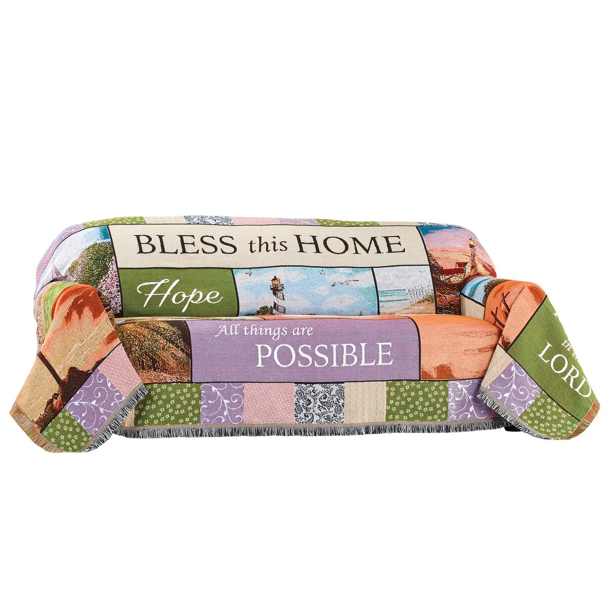 Faith Tapestry Patchwork Furniture Cover - Sofa
