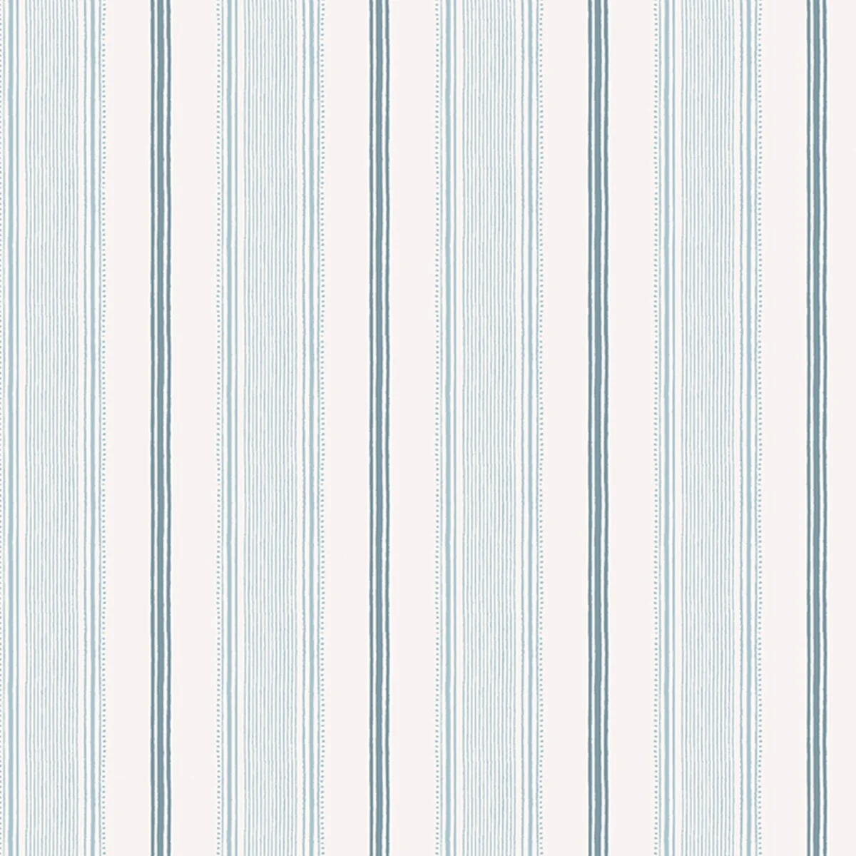 Laura Ashley Heacham Stripe Seaspray Wallpaper - N/A