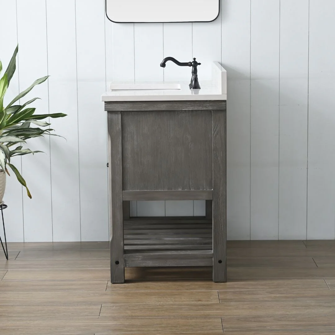 Sudio Design Bathroom Vanity Wesley Weathered Collection.