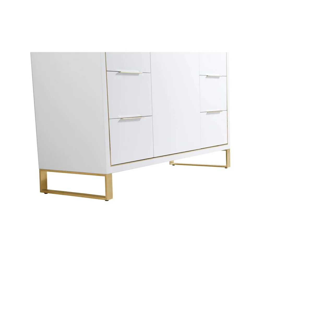 Fine Fixtures Opulence Collection Bathroom Vanity with White Ceramic Sink