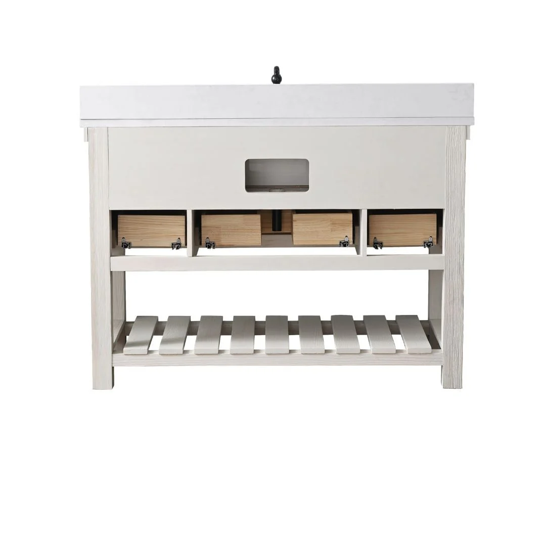 Sudio Design Bathroom Vanity Wesley Weathered Collection.