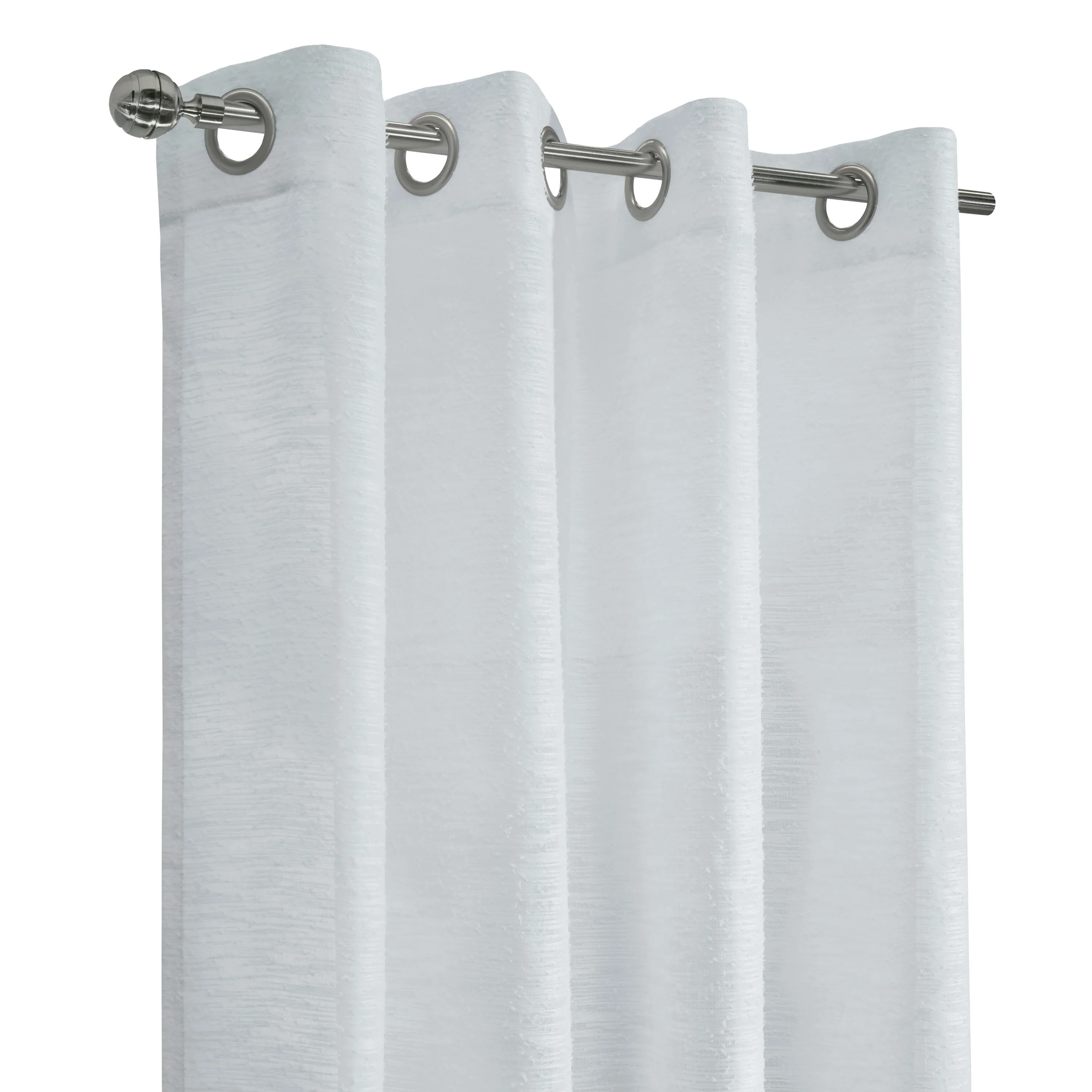 Boucle Sheer Grommet Curtain Panel