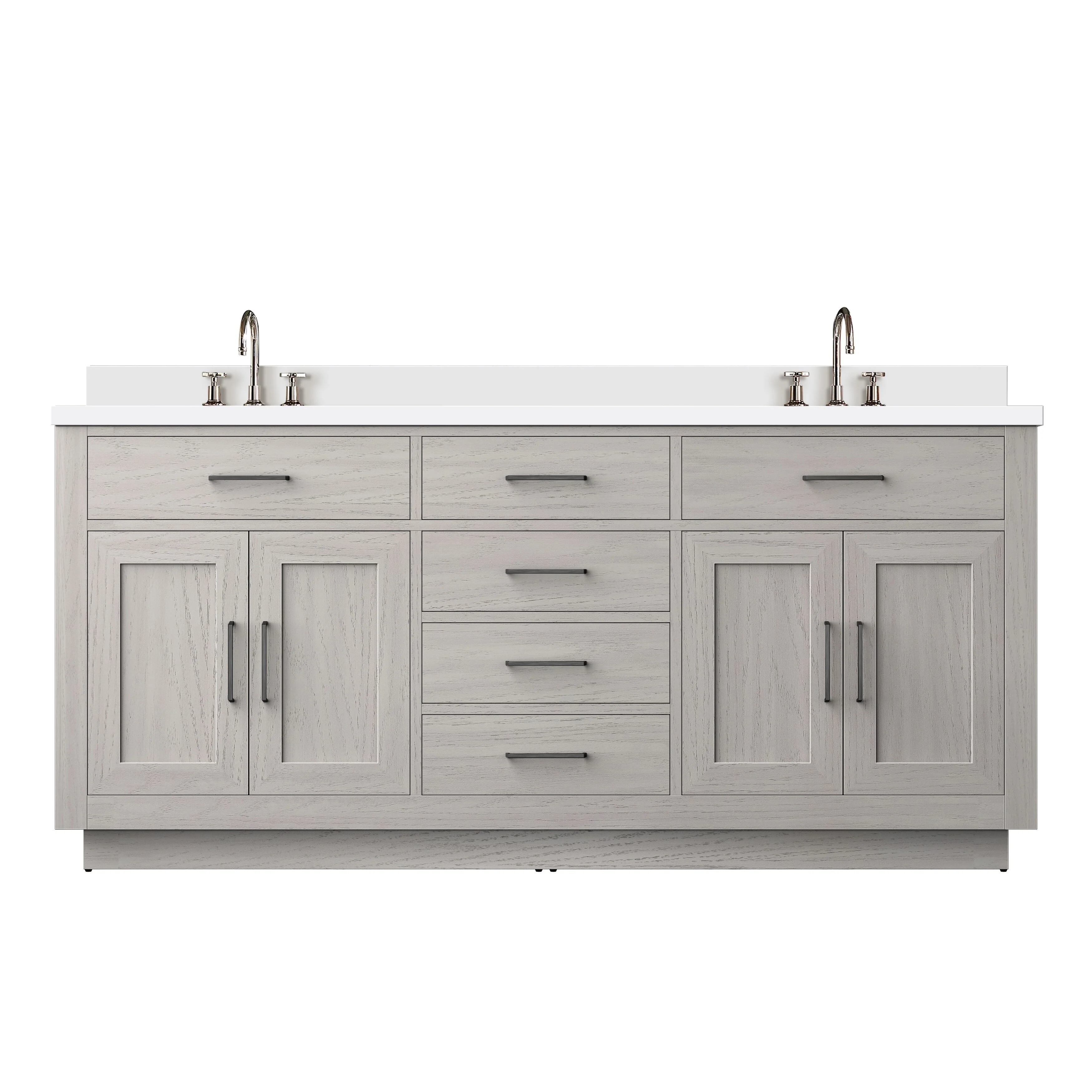 Abbey Bath Vanity with Cultured Marble Top, Sink and Faucet