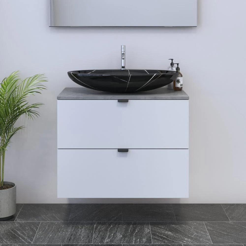 Ines 2S 80 Floating Bathroom Vanity (32