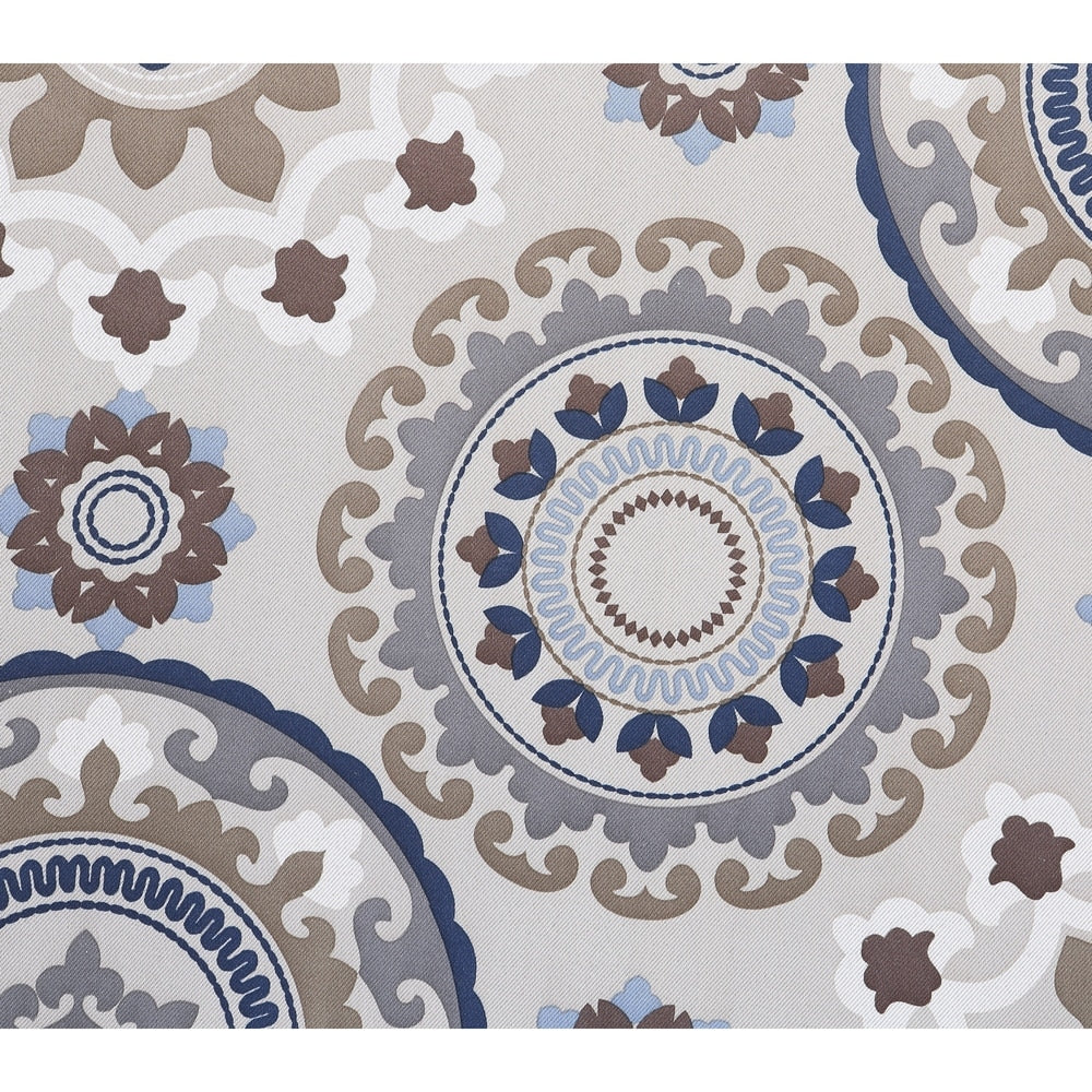 Sun Zero Nepal Global Print Blackout Grommet Curtain Panel, Single Panel