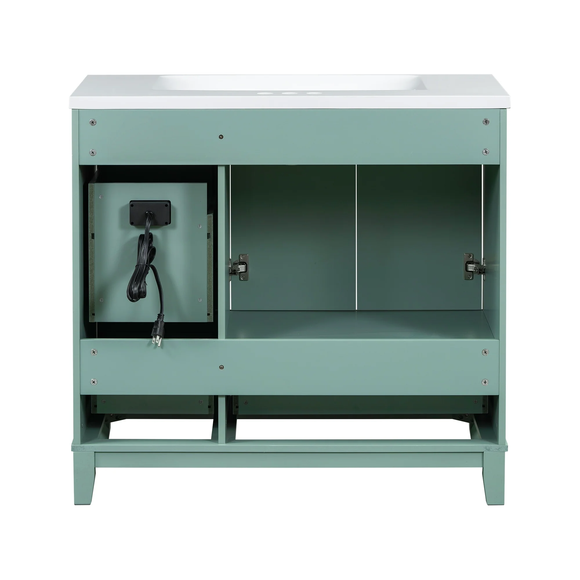 36 Inch Modern Bathroom Vanity with USB Charging