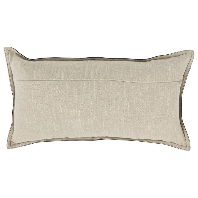 Cheyenne 100% Leather Throw Pillow By Kosas Home