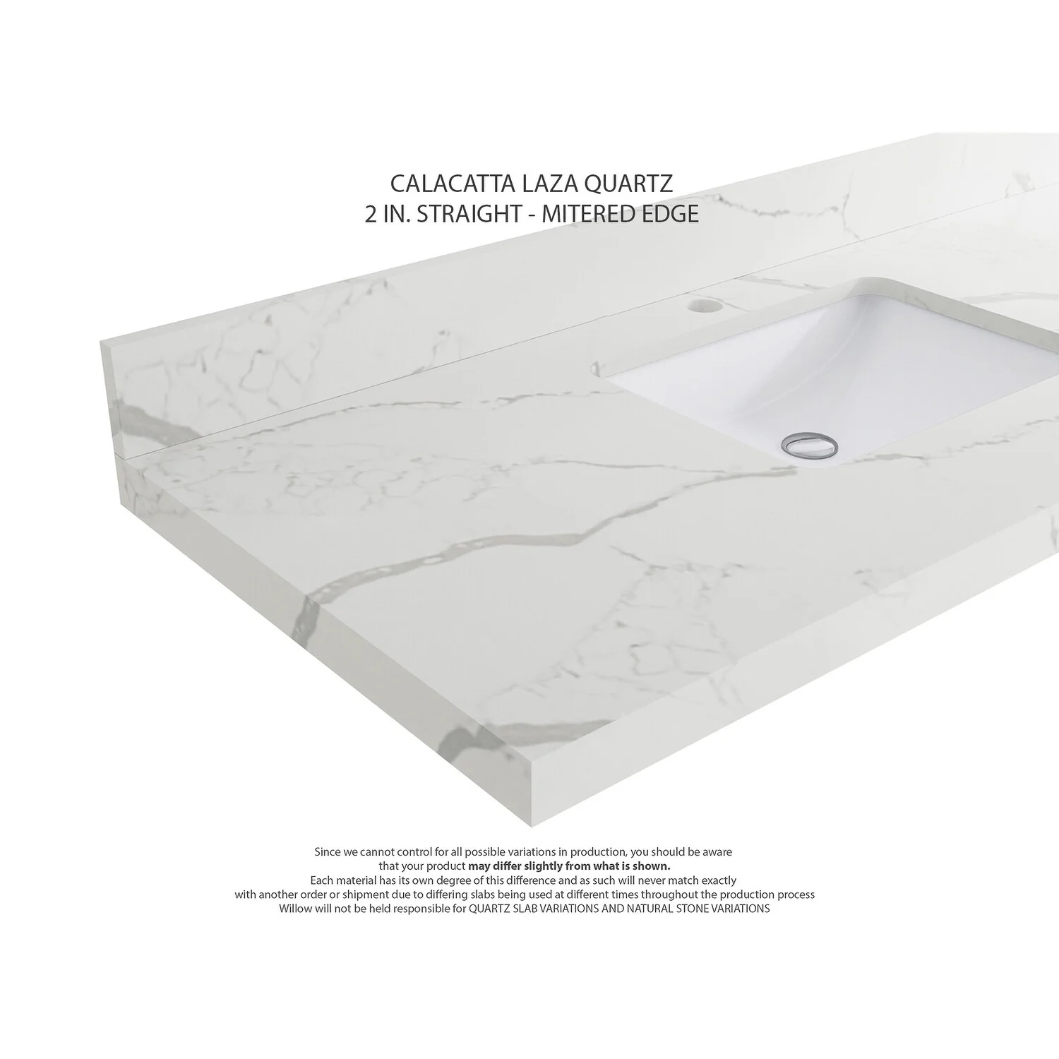 Willow Collections 42 in. W x 22 in. D Alys Single Sink Bathroom Vanity with Countertop