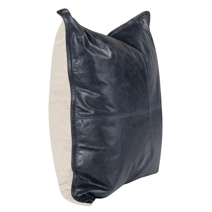 Cheyenne 100% Leather Throw Pillow By Kosas Home