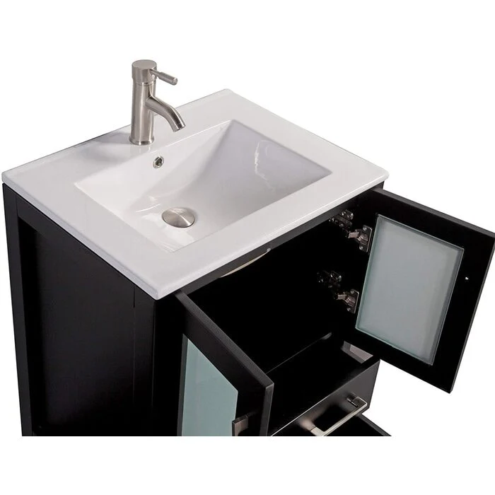 Vanity Art 36-Inch Single Sink Bathroom Vanity with Top & Free Mirror - 36 X 18.1 X 35.8