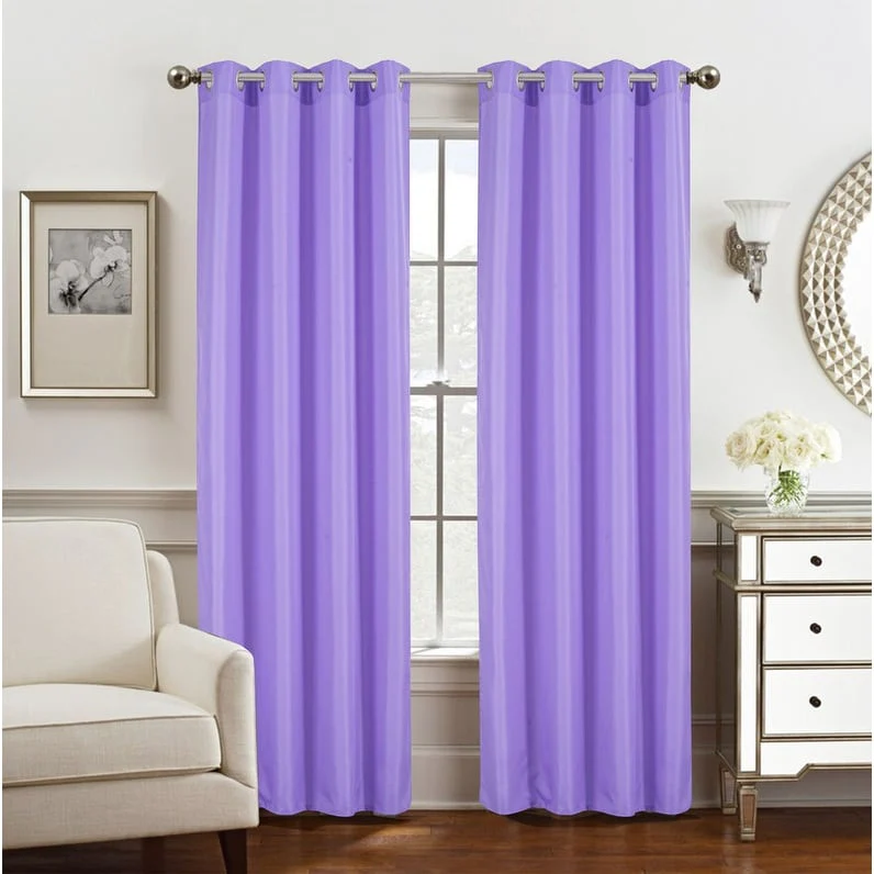 Gilbert Solid Single Grommet Curtain Panel 84