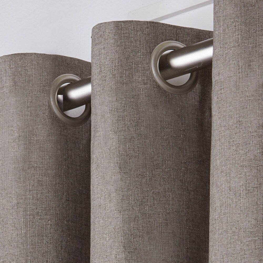 Strick & Bolton LeWitt Thermal Textured Linen Curtain Panel Pair