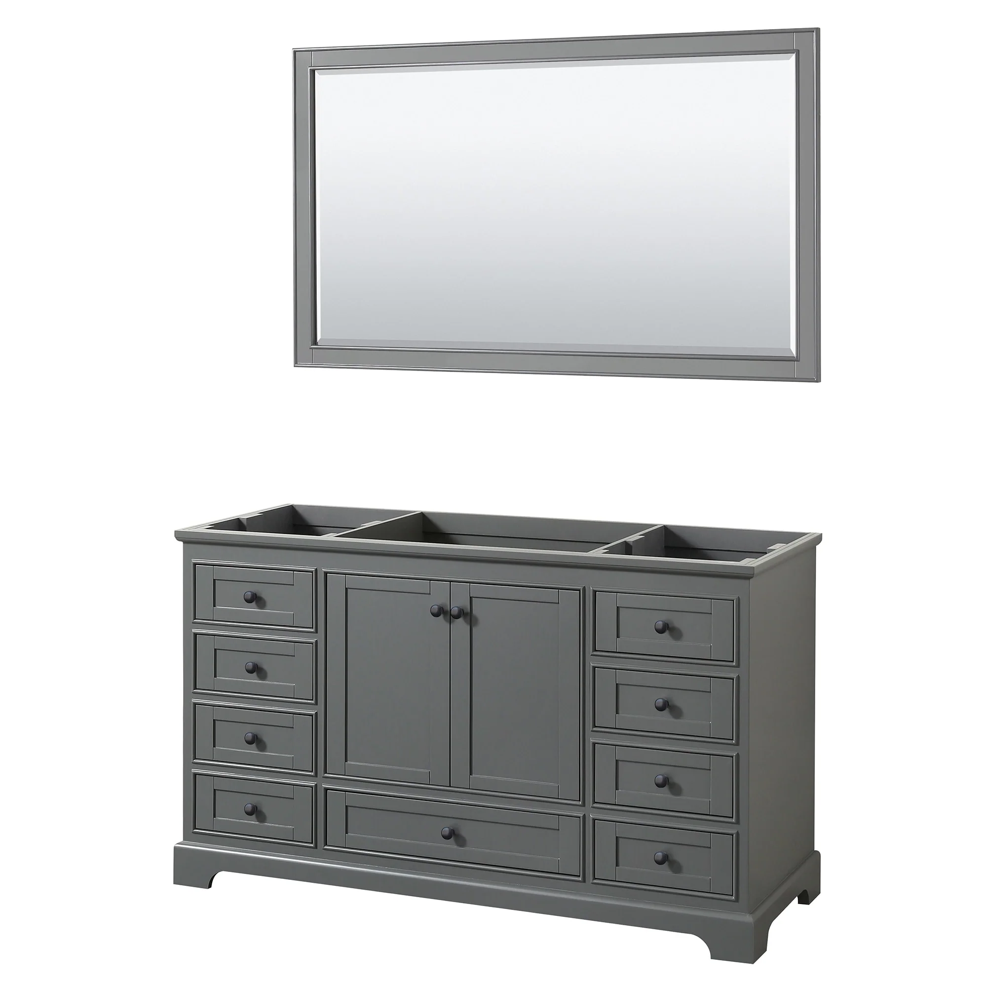Deborah 60-inch Single Bathroom Vanity, 58-inch Mirror