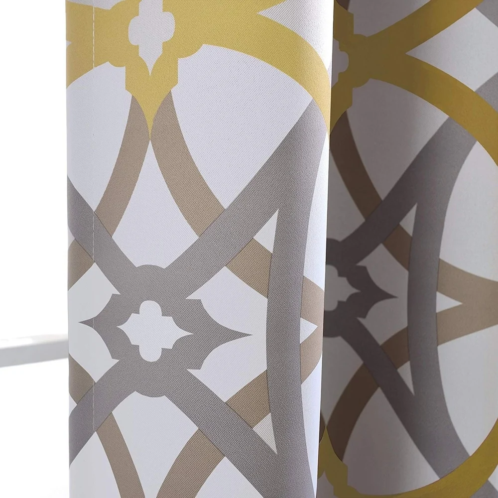 Jarvenpaa Geo Trellis Pattern Window Valance - 52 x 18